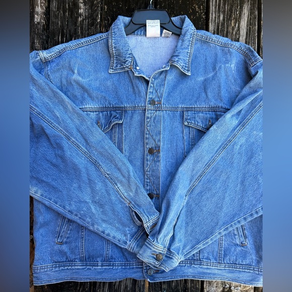 Vintage Walt Disney World Embroidered Denim Jacket Size XXL Mickey Inc. C11 - Picture 3 of 8